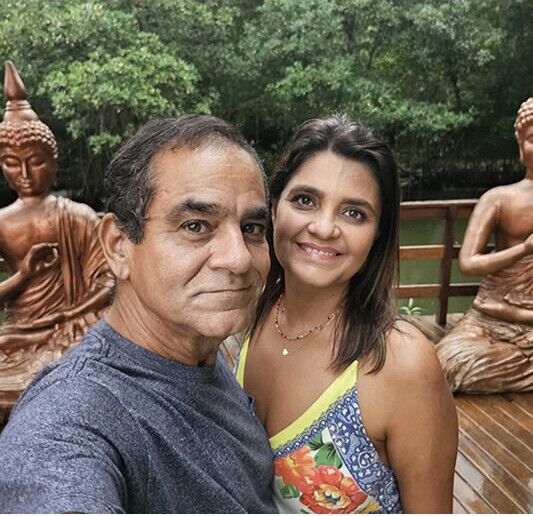 nos Nós na foto...